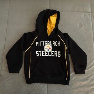 NFL Pittsburgh Steelers Black and Yellow Hoodie